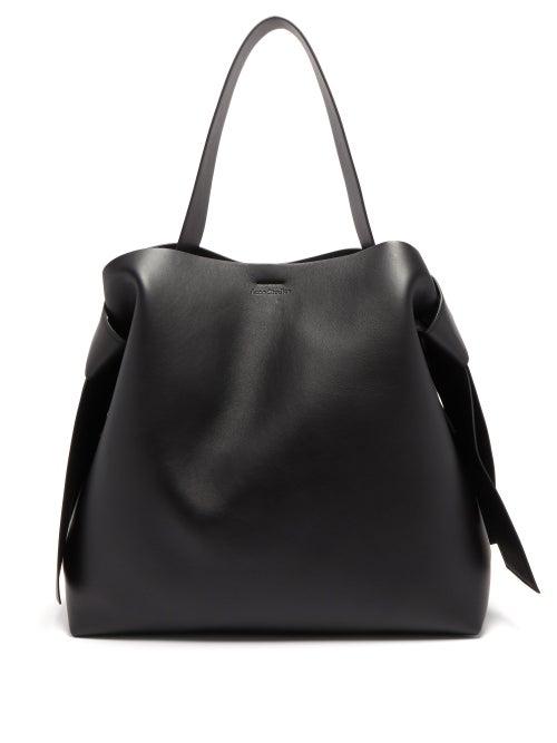 Matchesfashion.com Acne Studios - Musubi Large Leather Tote Bag - Womens - Black