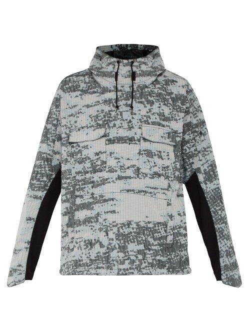 Matchesfashion.com Stone Island Shadow Project - Digital Camouflage Print Ripstop Jacket - Mens - Grey