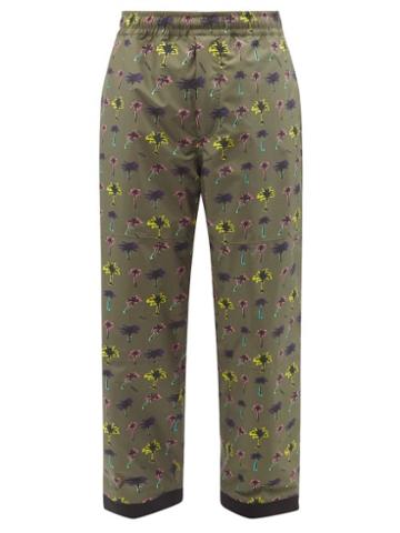 Moncler Grenoble - X Naj-oleari Printed Technical-shell Ski Trousers - Mens - Grey
