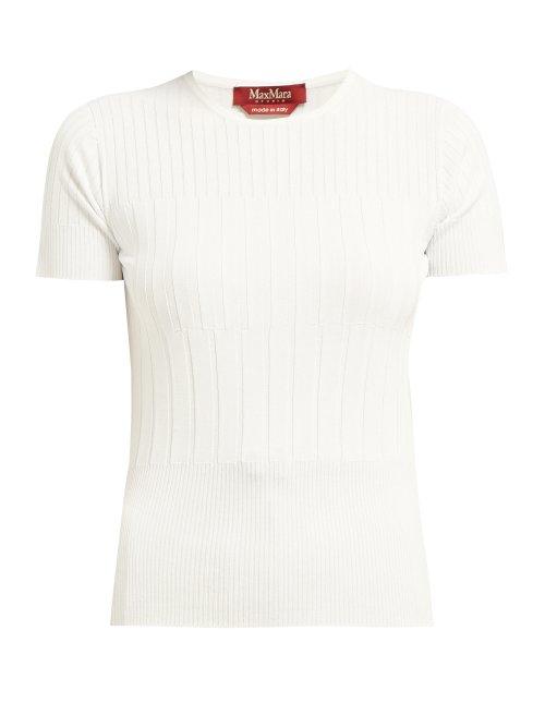 Matchesfashion.com Max Mara Studio - Eloise Top - Womens - White