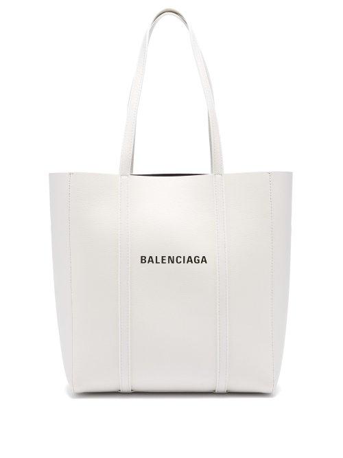 Matchesfashion.com Balenciaga - Everyday Xs Leather Tote - Womens - White