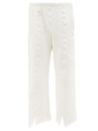 Kuro - 360 Cotton-blend Jersey Track Pants - Mens - Ivory