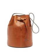 Anya Hindmarch - Return To Nature Leather Bucket Bag - Womens - Tan