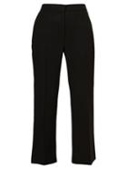 Jil Sander - High-rise Gabardine Trousers - Womens - Black