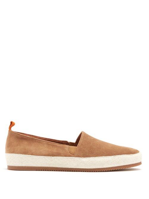 Matchesfashion.com Mulo - Suede Espadrilles - Mens - Brown