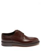 John Lobb - Hardington Leather Derby Shoes - Mens - Dark Brown