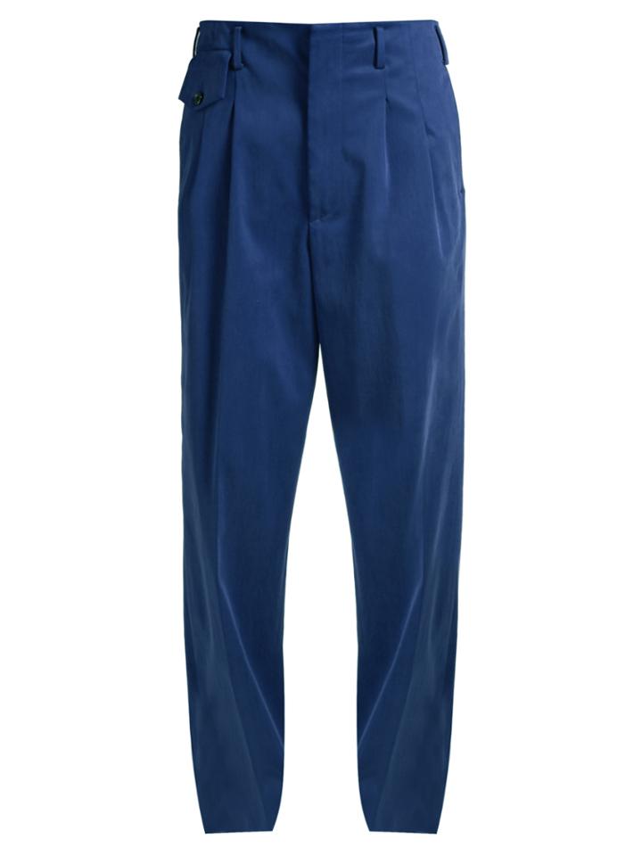 Golden Goose Deluxe Brand Sally Wide-leg Cotton-blend Trousers