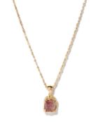 Jade Jagger - Pope Watermelon-tourmaline & 18kt Gold Necklace - Womens - Pink Gold