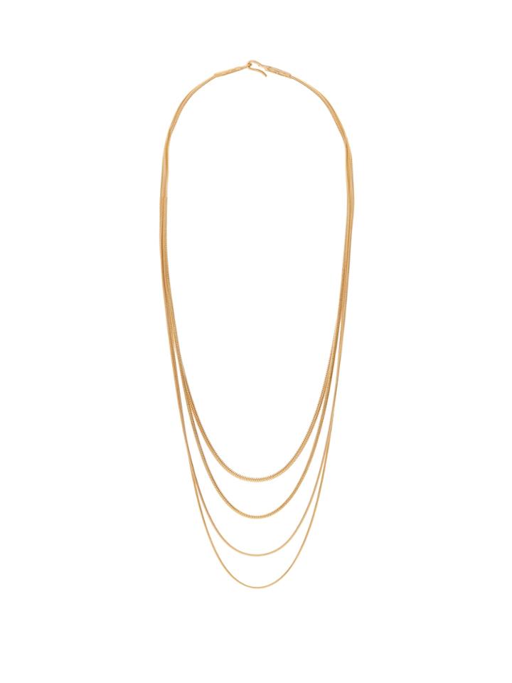 Fernando Jorge Yellow-gold Parallel Necklace