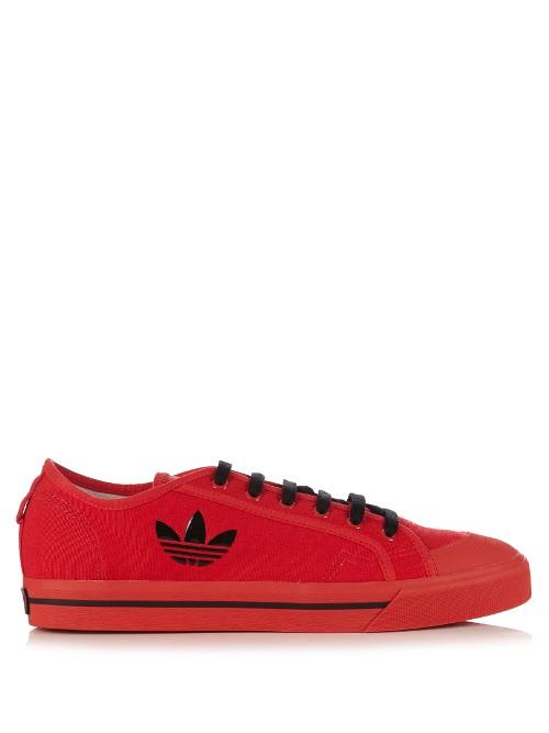 Raf Simons X Adidas Matrix Spirit Low-top Canvas Trainers
