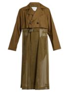 Toga Sheer-panel Trench Coat