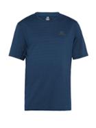 Matchesfashion.com Salomon - Xa Crew Neck Jersey T Shirt - Mens - Blue