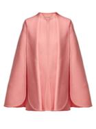 Alexander Mcqueen Draped Wool And Cashmere-blend Cape