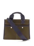 Rue De Verneuil - Reporter S Gabardine Tote Bag - Womens - Khaki