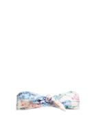 Matchesfashion.com Ephemera - Bloom Floral Print Bandeau Bikini Top - Womens - Blue Print