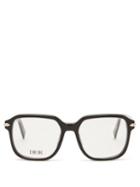 Dior - Diorblacksuit Square Acetate Glasses - Mens - Black