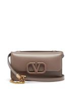 Matchesfashion.com Valentino Garavani - V-sling Small Leather Cross-body Bag - Womens - Grey