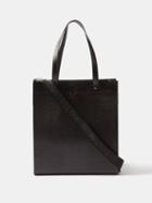 Christian Louboutin - Ruistote Crocodile-effect Leather Tote Bag - Mens - Black