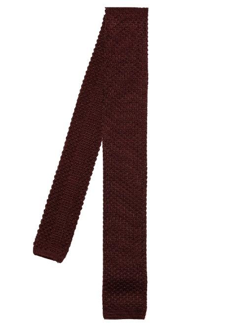 Bottega Veneta Silk-knit Tie