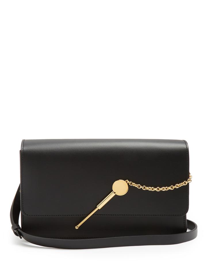 Sophie Hulme Cocktail Stirrer Medium Leather Shoulder Bag