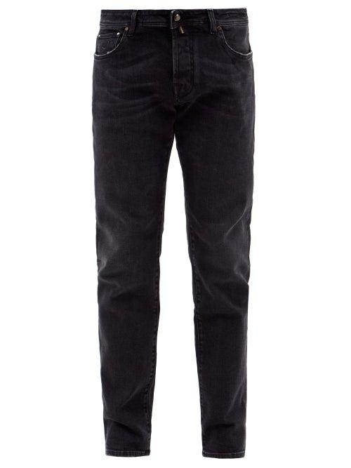Jacob Cohn - Nick Slim-leg Jeans - Mens - Dark Grey