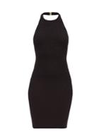 Hunza G - Polly High-neck Crinkle-knit Dress - Womens - Black