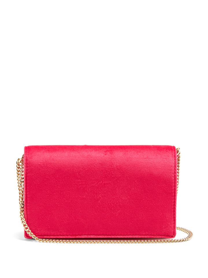 Diane Von Furstenberg Soiree Velvet Cross-body Bag