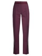 Bottega Veneta High-waisted Straight-leg Wool-blend Trousers