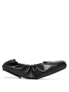 Matchesfashion.com Khaite - Ahsland Foldable Leather Flats - Womens - Black