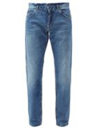 Matchesfashion.com Dolce & Gabbana - Washed Slim-leg Jeans - Mens - Blue