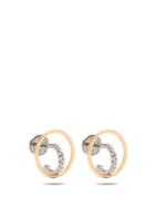 Charlotte Chesnais Fine Jewellery Saturn Extra-small Diamond & Gold Earrings