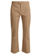 Isabel Marant Étoile Nerys Mini Check Stretch-cotton Trousers