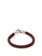 Matchesfashion.com Bottega Veneta - Whipstitched Leather Bracelet - Mens - Brown