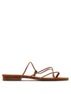 Matchesfashion.com Emme Parsons - Chris Suede And Leather Sandals - Womens - Tan