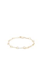 Matchesfashion.com Azlee - 18kt Gold & Diamond Pav Link Chain Bracelet - Womens - Gold