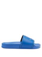 Paul Smith - Logo-debossed Rubber Slides - Mens - Blue