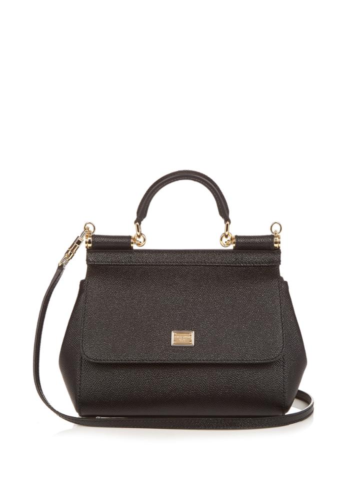 Dolce & Gabbana Sicily Small Leather Cross-body Bag
