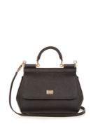 Dolce & Gabbana Sicily Small Leather Cross-body Bag
