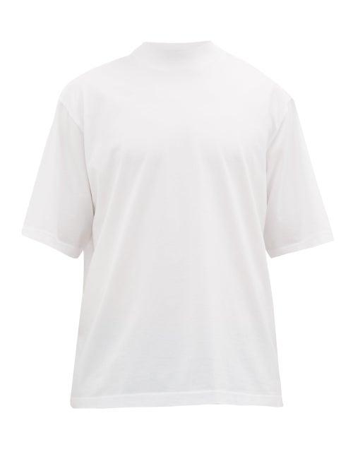 Matchesfashion.com Acne Studios - Esco Crew-neck Cotton T-shirt - Mens - White