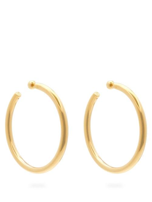 Matchesfashion.com Sophie Buhai - Everyday Large Gold-vermeil Hoop Earrings - Womens - Gold