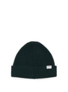Matchesfashion.com A.p.c. - Samuel Ribbed Merino Wool-blend Beanie - Mens - Dark Green