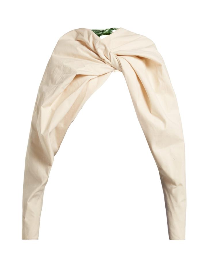 Colville Tie-back Twisted Cotton Top