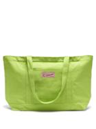 Raf Simons - Logo-patch Canvas Tote Bag - Womens - Green