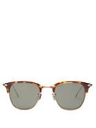 Eyevan 736 Half-frame Titanium Sunglasses