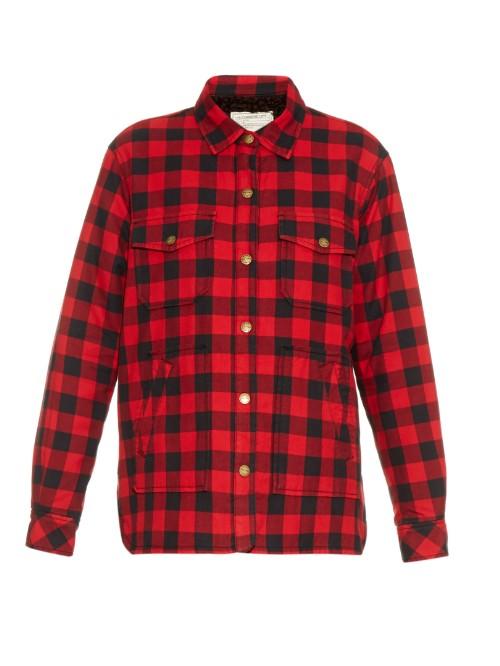 Current/elliott Workman Plaid-cotton Jacket
