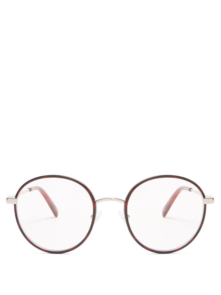 Stella Mccartney Round-frame Metal Glasses