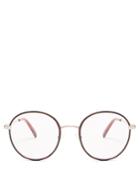 Stella Mccartney Round-frame Metal Glasses