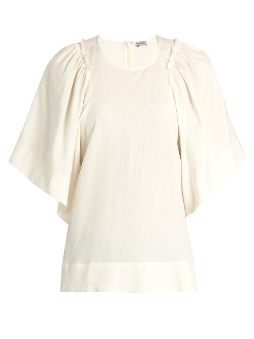Rachel Comey Ravine Silk And Linen-blend Top