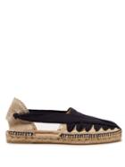 Matchesfashion.com Castaer - Norman Ribbon Weave Cotton Canvas Espadrilles - Mens - Blue White