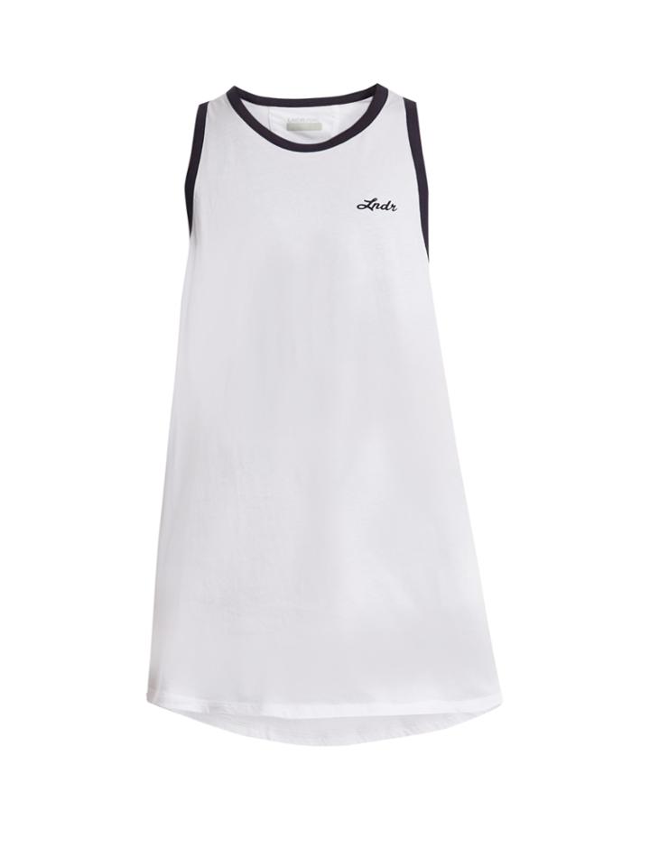 Lndr Hook Logo-print Organic-cotton Tank Top